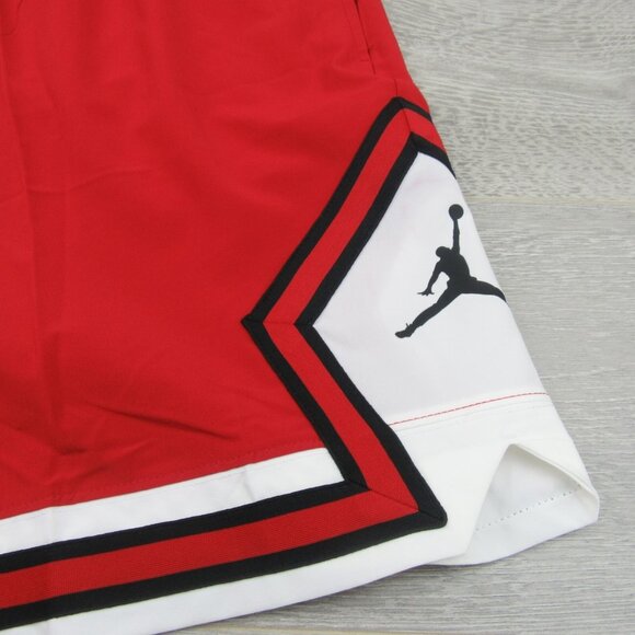 Jordan Dri-FIT Sport Diamond Basketball Shorts Mens Size Large Red NEW - Picture 4 of 12
